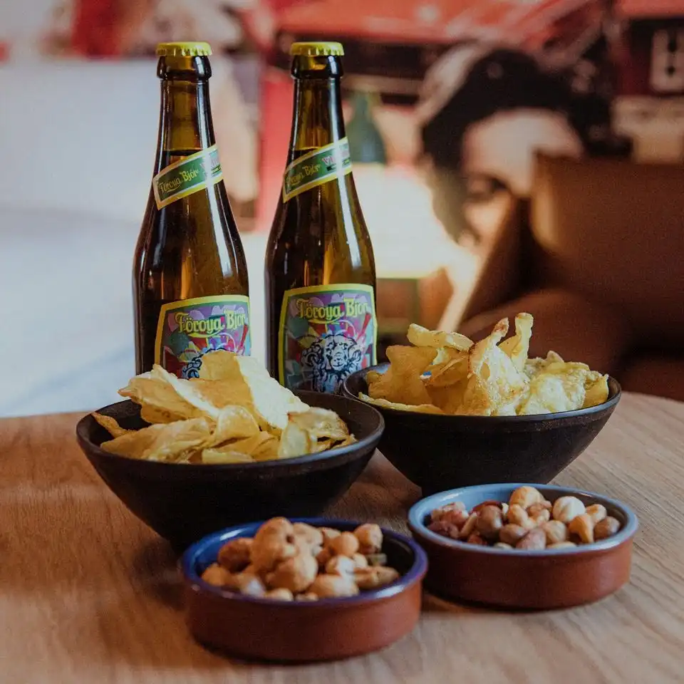 Vistfrøðilig øl & snacks